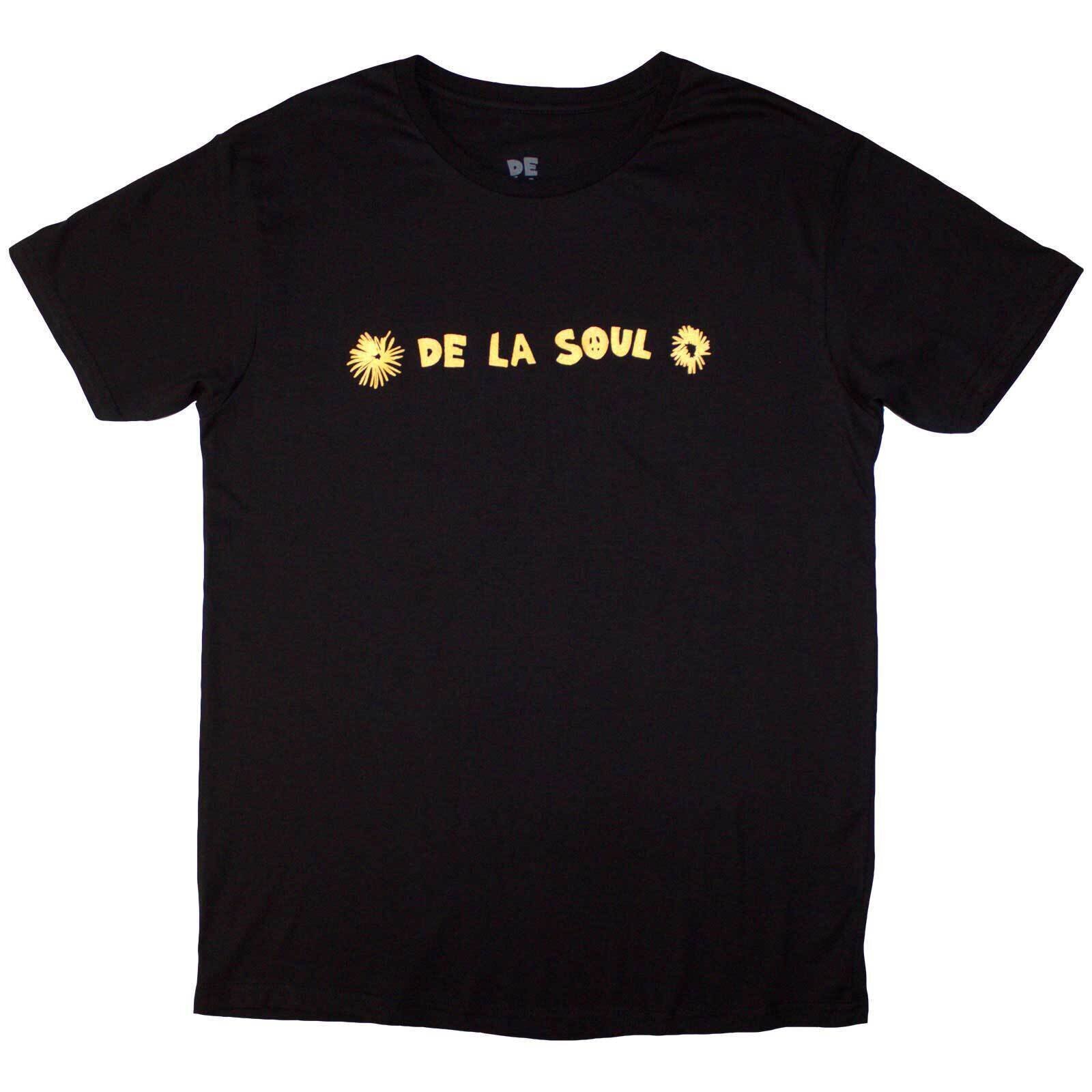 T-shirt De La Soul Mono Group (Back Print) Black 2XL T-shirt