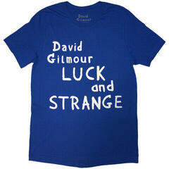 T-shirt David Gilmour Luck & Strange Logo (Back Print & Ex-Tour) Blue 2XL T-shirt
