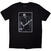 T-Shirt David Gilmour Luck & Strange Black Cat Strat (Back Print & Ex-Tour) Black L T-Shirt
