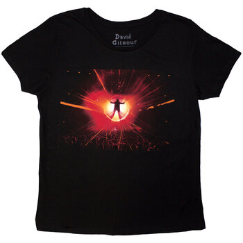 T-särk David Gilmour Luck & Strange Stage Shot (Back Print & Ex-Tour) Black M Naiste T-särk - 1