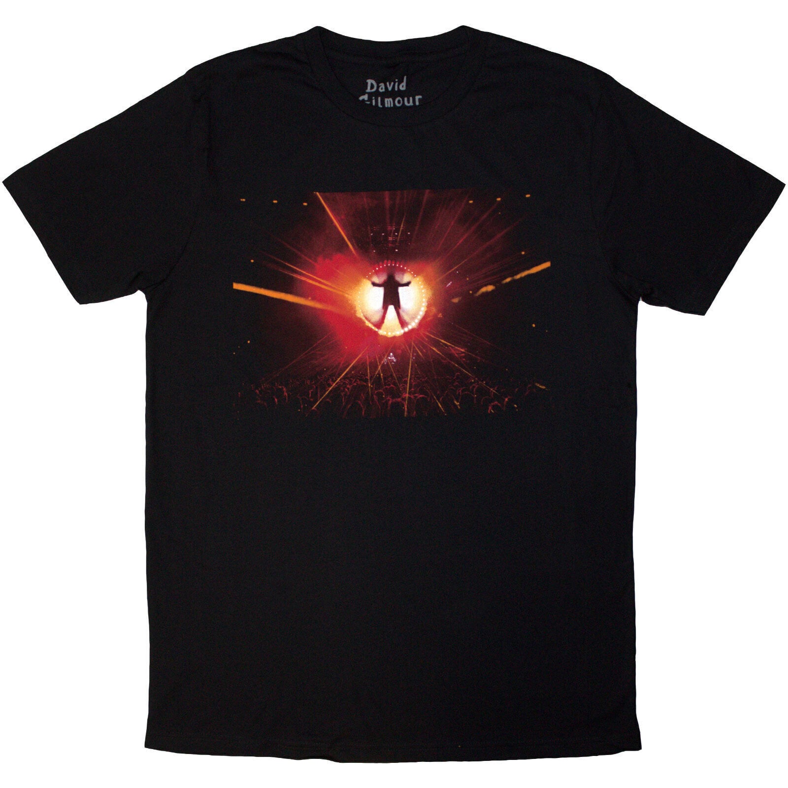 T-Shirt David Gilmour Luck & Strange Stage Shot (Back Print & Ex-Tour) Black L T-Shirt