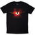 T-skjorte David Gilmour Luck & Strange Stage Shot (Back Print & Ex-Tour) Black 3XL T-skjorte