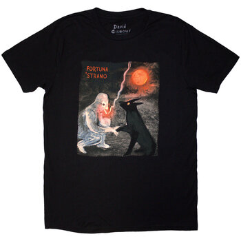 Skjorte David Gilmour Luck & Strange Fortuna E Strano (Back Print & Ex-Tour) Black XL Skjorte - 1