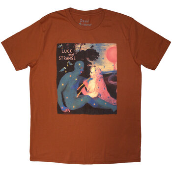T-Shirt David Gilmour Luck & Strange London 2 (Back Print & Ex-Tour) Orange L T-Shirt - 1
