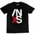 T-shirt INXS US Tour (Back Print) Black L T-shirt