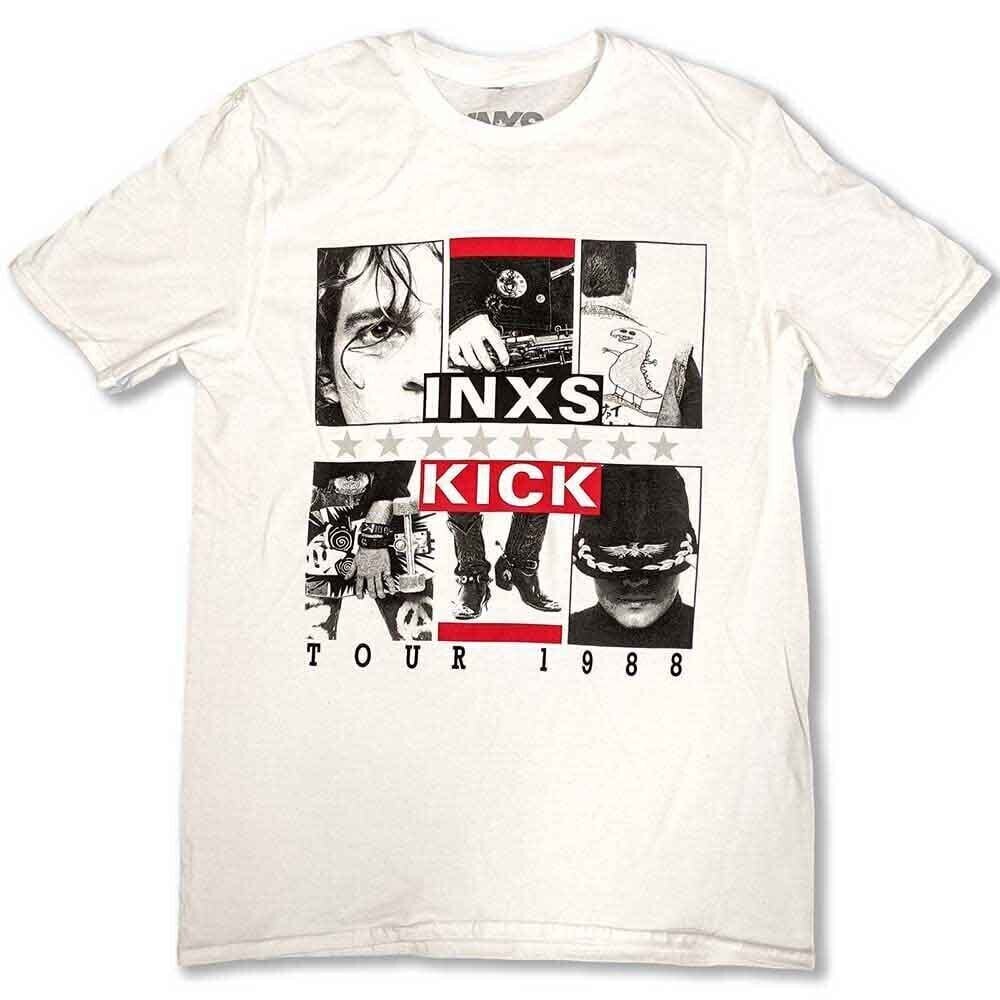 T-shirt INXS KICK Tour White XL T-shirt