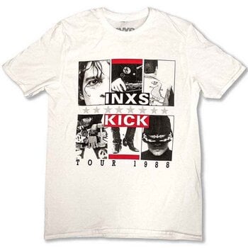 T-shirt INXS KICK Tour White XL T-shirt - 1