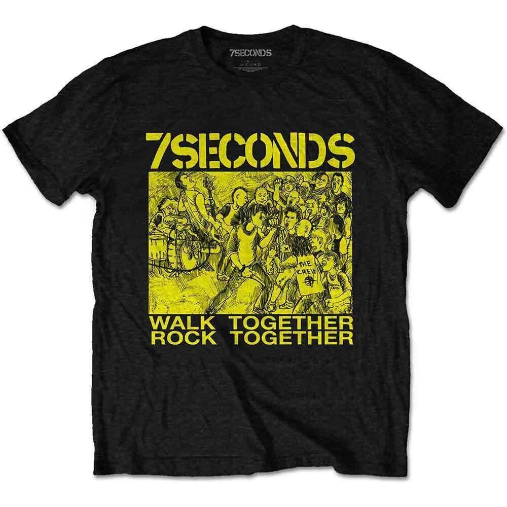 T-Shirt 7 Seconds WTRT (Back Print) Black L T-Shirt