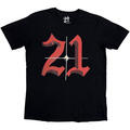 21 Savage Death Before Dishonor Daggers (Back Print) Majica s kratkimi rokavi Black M