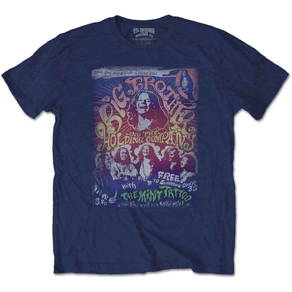 T-Shirt Big Brother & Holding Company Selland Arena Navy Blue L T-Shirt