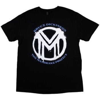 T-shirt Bruce Dickinson The Mandrake Project (Back Print) Black M T-shirt - 1