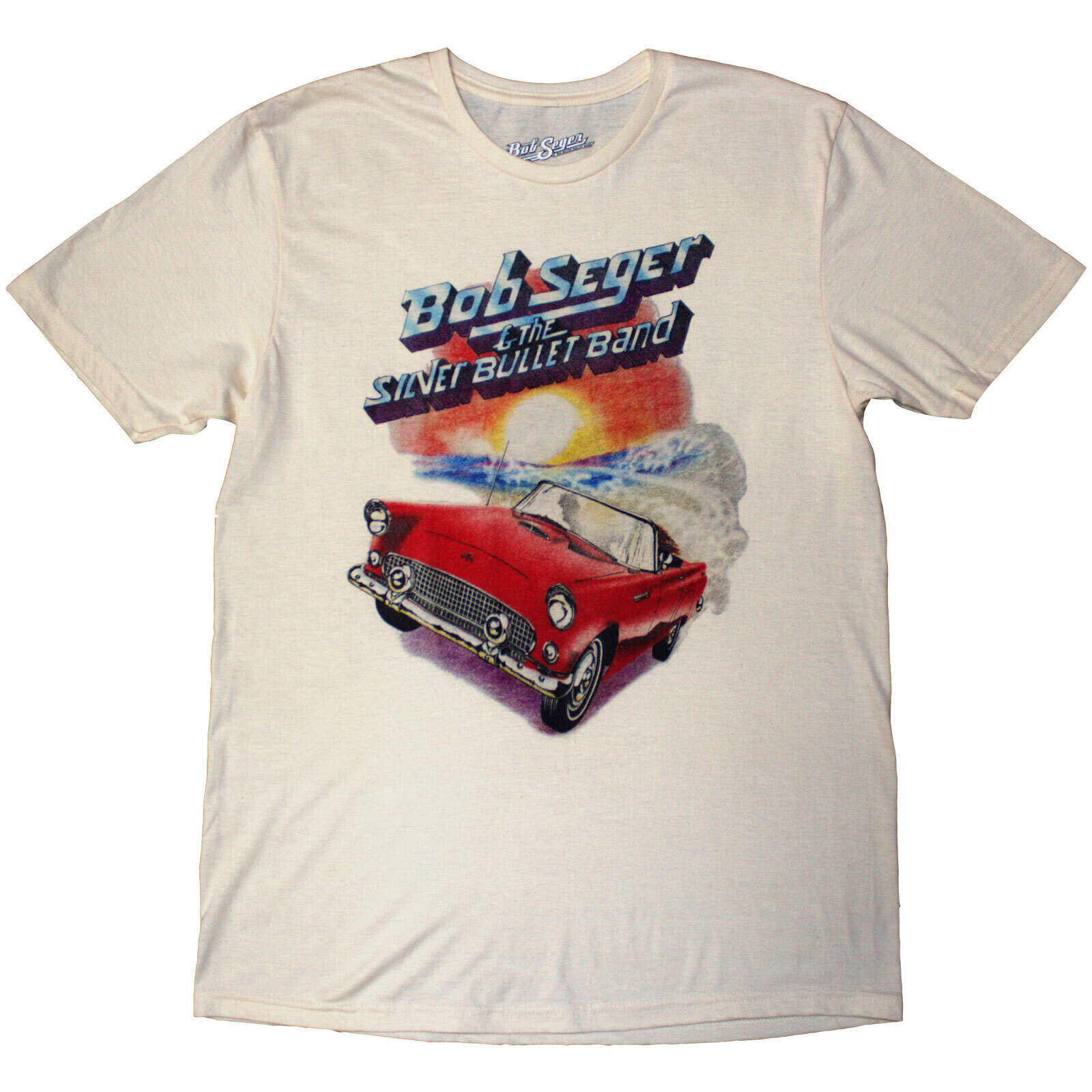 Shirt Bob Seger Distance Tour (Back Print) Natural L Shirt