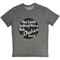 Bob Dylan You can't go wrong Grey M T-shirt