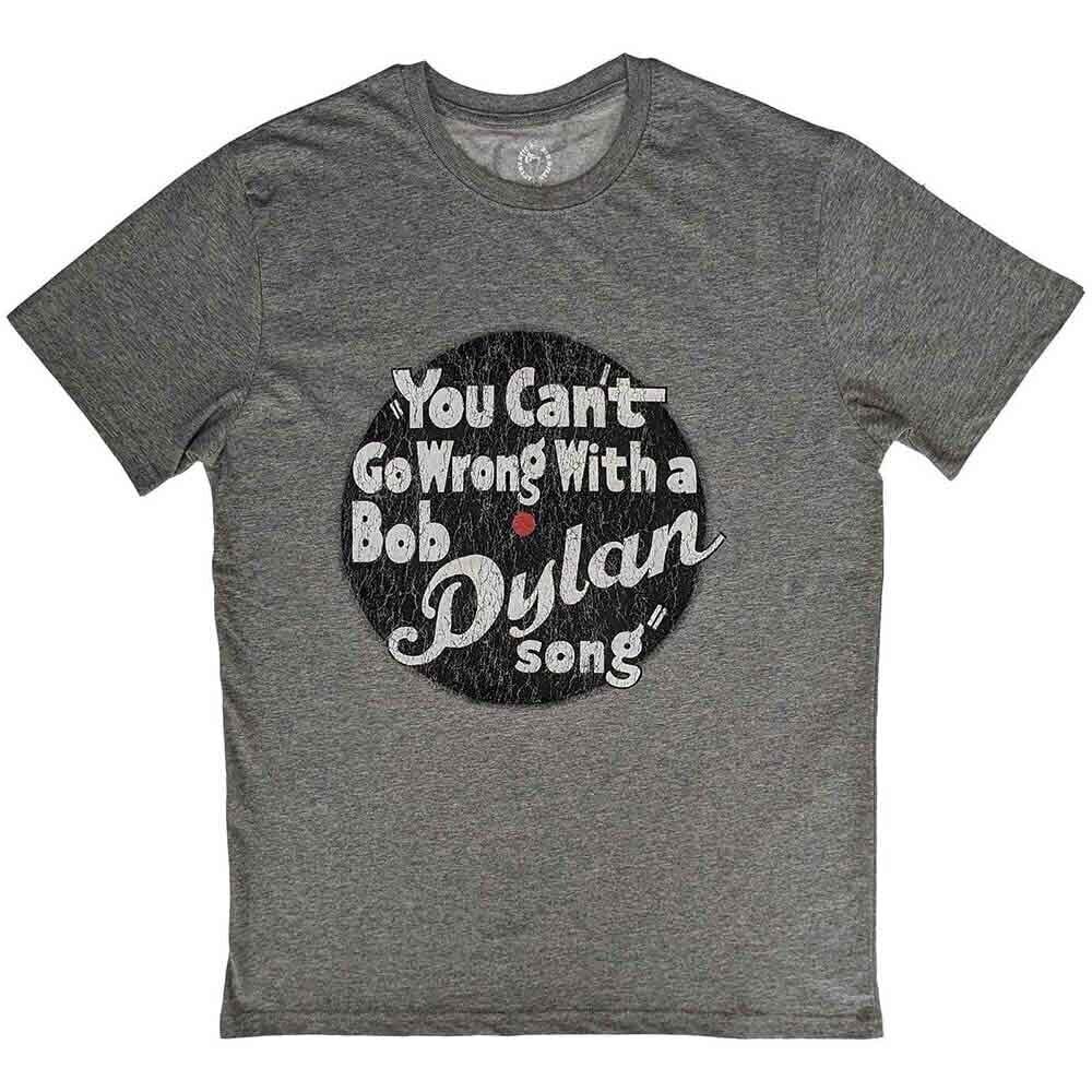 T-Shirt Bob Dylan You can't go wrong Grey L T-Shirt