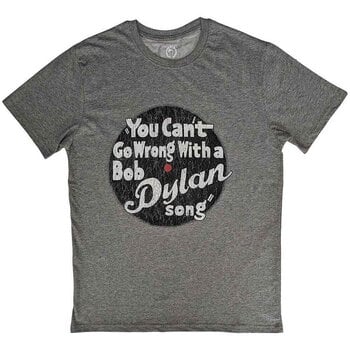 T-Shirt Bob Dylan You can't go wrong Grey L T-Shirt - 1