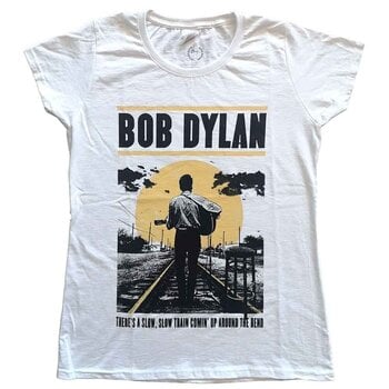 Shirt Bob Dylan Slow Train White XS Dames Shirt - 1