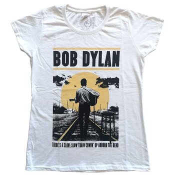 T-shirt Bob Dylan Slow Train White M Feminino T-shirt - 1