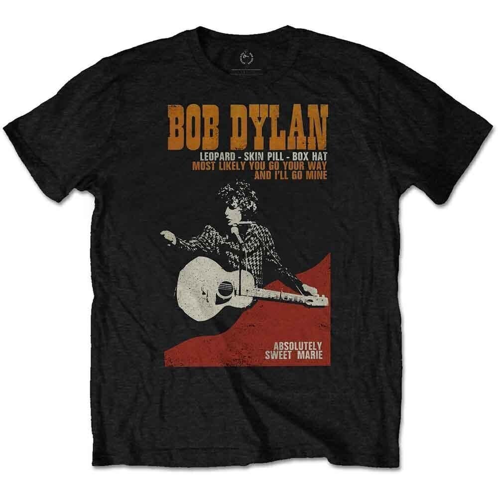 T-shirt Bob Dylan Sweet Marie Black 2XL T-shirt