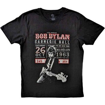 T-Shirt Bob Dylan Carnegie Hall '63 Black L T-Shirt - 1