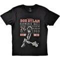 Bob Dylan Carnegie Hall '63 Black L T-Shirt