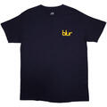 Blur Parklife Back (Back Print Only) Navy Blue M Marškinėliai