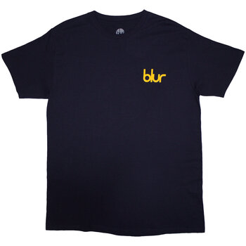 T-shirt Blur Parklife Back (Back Print Only) Navy Blue 2XL T-shirt - 1