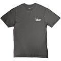 Blur Pocket Blur / Parklife (Back Print) Charcoal Grey S T-shirt