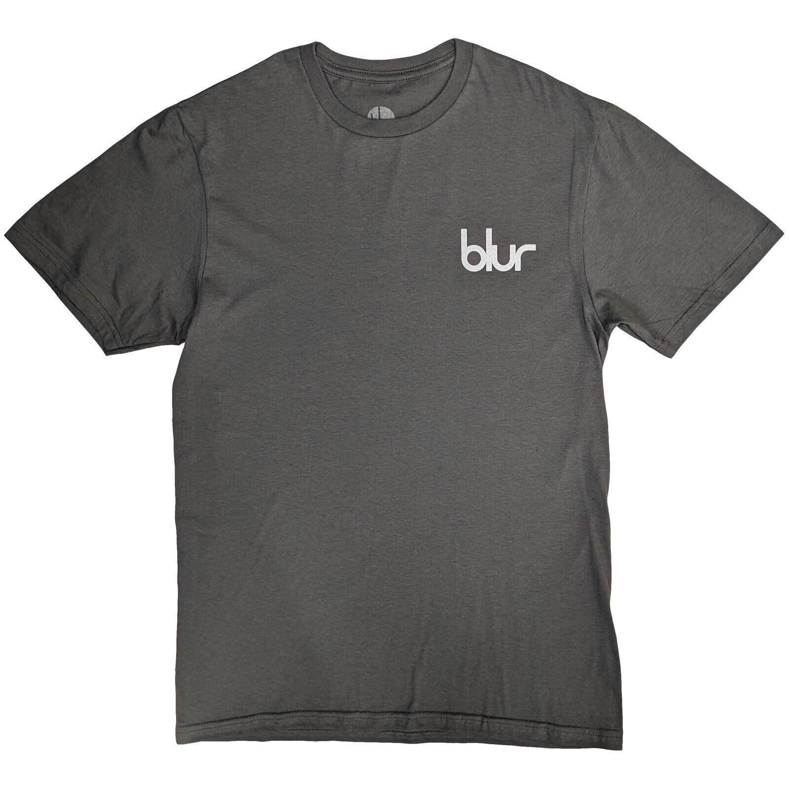T-shirt Blur Pocket Blur / Parklife (Back Print) Charcoal Grey 2XL T-shirt