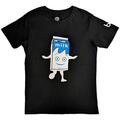 Blur Milky (Sleeve Print) Black S T-särk