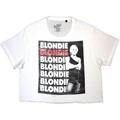 Blondie Stacked Logo White M Dámské Tričko