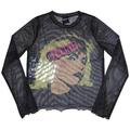 Blondie Punk Poster (Mesh) Black S Dam Skjorta