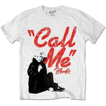 T-shirt Blondie Call Me White XL T-shirt - 1