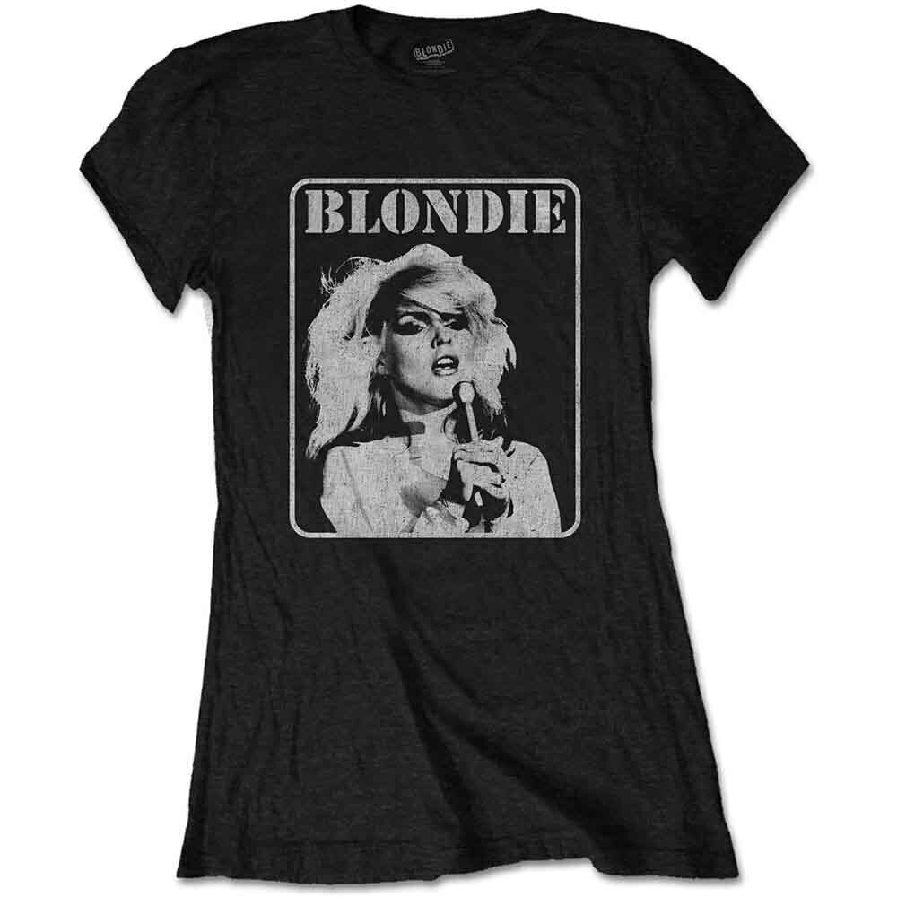 T-Shirt Blondie Presente Poster Black XL Ladies T-Shirt