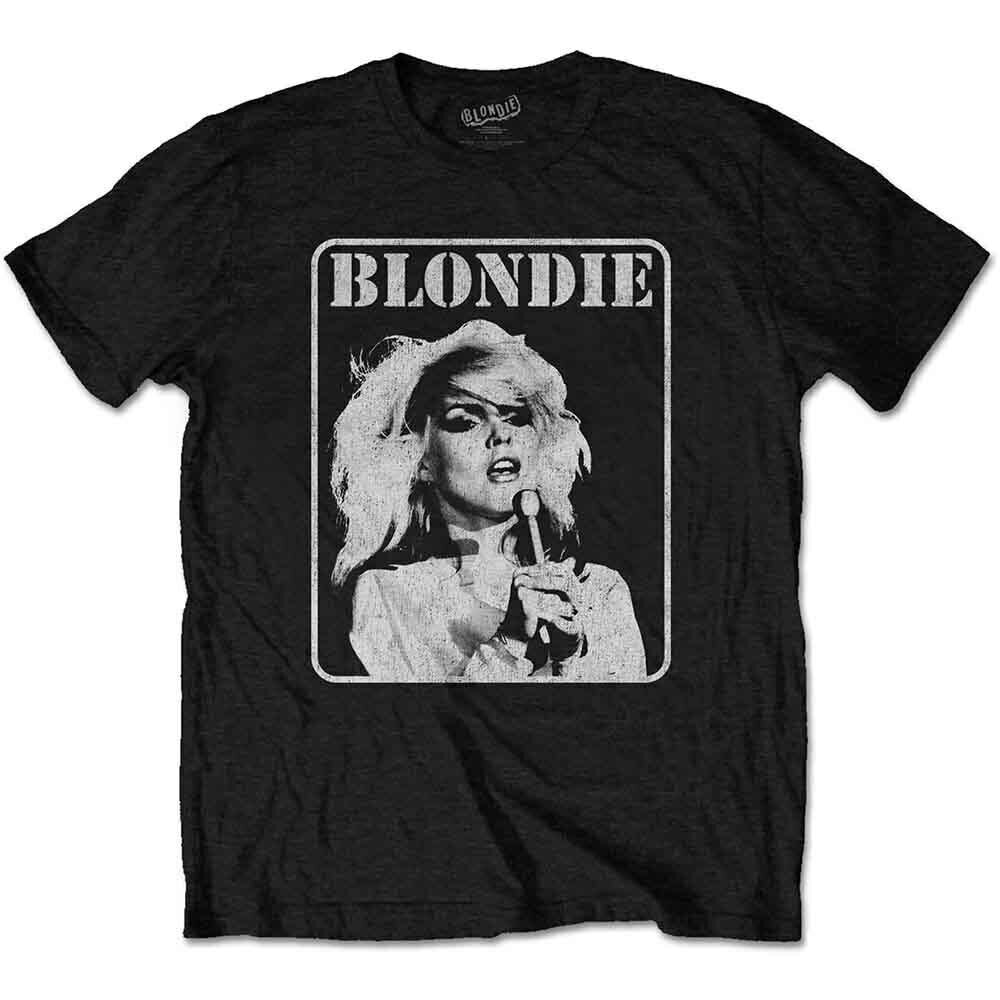 T-Shirt Blondie Presente Poster Black L T-Shirt