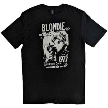 T-Shirt Blondie 1977 Vintage Black 2XL T-Shirt - 1