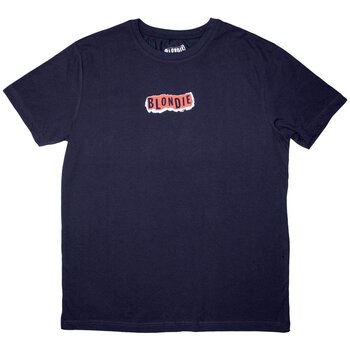 T-Shirt Blondie Mini Punk Logo Navy Blue M T-Shirt - 1
