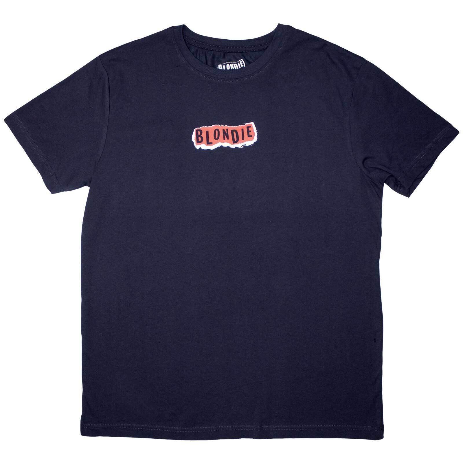 T-Shirt Blondie Mini Punk Logo Navy Blue L T-Shirt