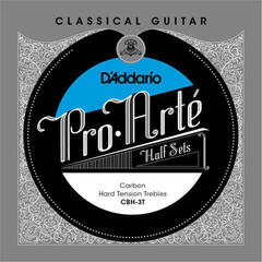 D'Addario CBN-3T Half Set Pro-Arte Carbon Trebles Normal Tension