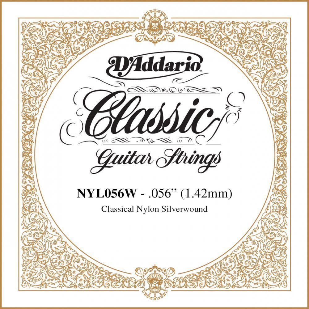Különálló klasszikus gitárhúr D'Addario NYL056W Különálló klasszikus gitárhúr