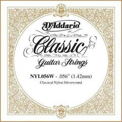 Corda para guitarra individual D'Addario NYL056W Corda para guitarra individual
