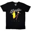Blondie Yellow Dress 1978 Black M T-Shirt