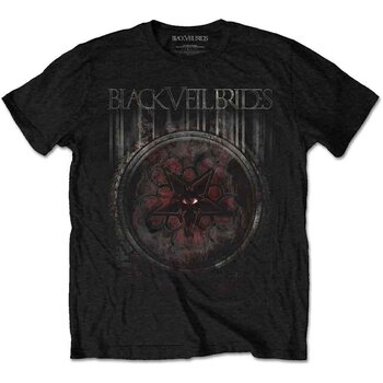 Marškinėliai Black Veil Brides Rusted Black S Marškinėliai - 1