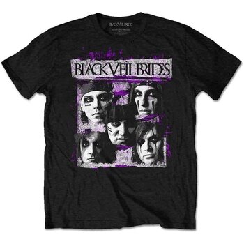 T-Shirt Black Veil Brides Grunge Faces Black L T-Shirt - 1