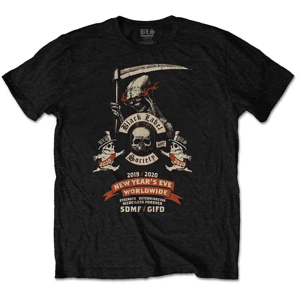 T-särk Black Label Society New Years Eve (Back Print) Black 2XL T-särk