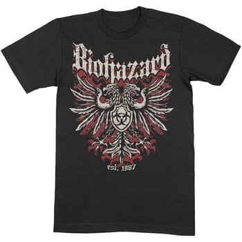 T-shirt Biohazard Crest Black L T-shirt - 1