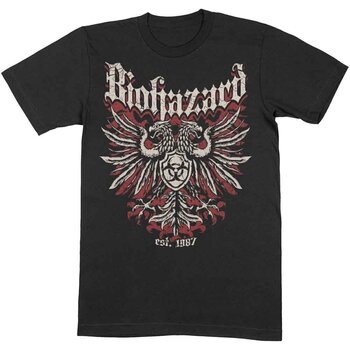 T-Shirt Biohazard Crest Black 2XL T-Shirt - 1