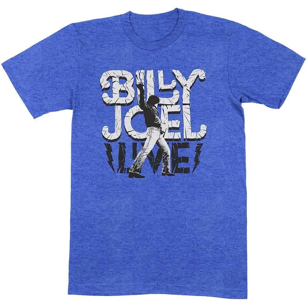 T-shirt Billy Joel Glass Houses Live Blue 2XL T-shirt