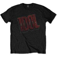 Skjorte Billy Idol Vintage Logo Black M Skjorte