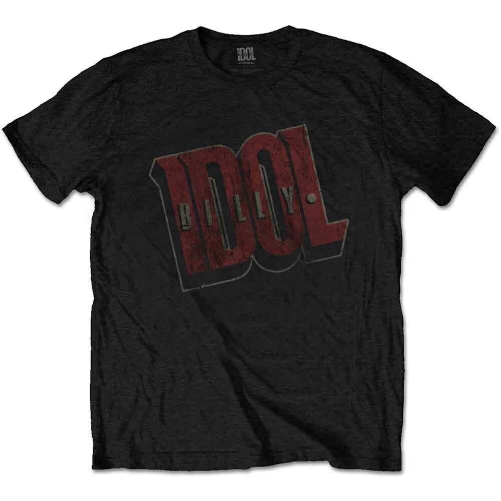 Skjorte Billy Idol Vintage Logo Black XL Skjorte