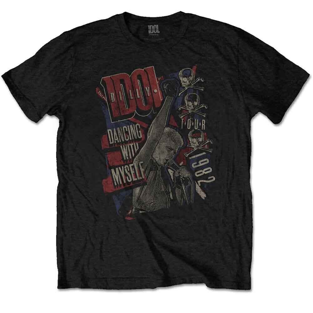 T-shirt Billy Idol Dancing with Myself Black XL T-shirt
